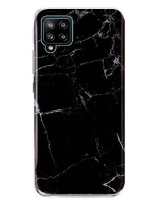WOZINSKY Wozinsky Marble silikónové pouzdro pro Samsung Galaxy A12 černá