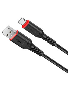 Hoco – Datový kabel Victory (X59) – USB A pro USB Type C, 12W 2,4 A 1.0 m – Černý