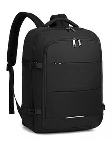 Konofactory Černý objemný cestovní batoh do letadla "Tourist" - vel. L