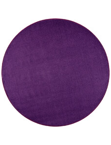 Hanse Home Collection koberce Kusový koberec Nasty 101150 Purple kruh - 200x200 (průměr) kruh cm