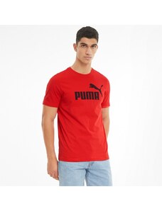 Puma ESS Logo Tee red