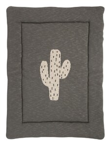 Šedá hrací deka Quax Kaktus 93 x 73 cm