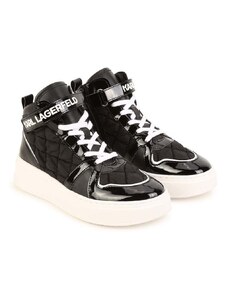 Dětské sneakers boty Karl Lagerfeld černá barva