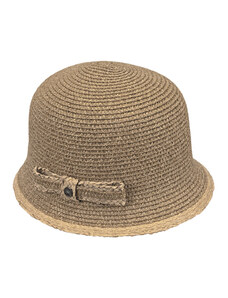KRUMLOVANKA Letní dámslý klobouk Bucket Ba-30235469-310 khaki melange