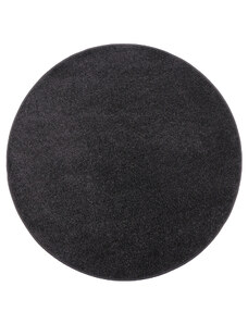 Vopi koberce AKCE: 57x57 (průměr) kruh cm Kusový koberec Eton černý 78 kruh - 57x57 (průměr) kruh cm
