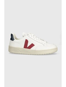 Kožené sneakers boty Veja V-12 bílá barva, XD0201955