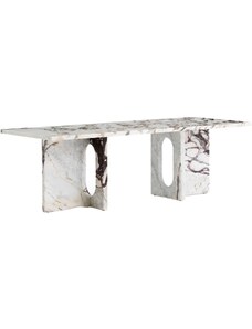 Audo CPH Bílý mramorový konferenční stolek AUDO ANDROGYNE 120 x 45 cm