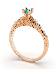 Zlatý zásnubní prsten Passion od Antonie Lecher
