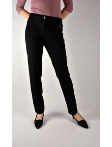 ZERRES JANE černé kalhoty na gumu a s kapsami na zip L34