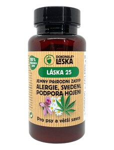 Dokonalá láska LÁSKA 25 JEMNÝ PŘÍRODNÍ ZÁSYP ALERGIE, SVĚDĚNÍ, PODPORA HOJENÍ, 90 g