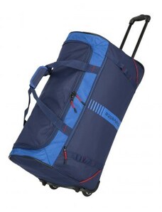 Travelite Basic Active 71cm Cestovní taška na kolečkách Modrá Blue Navy 86L