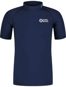 Nordblanc Modré dětské triko s UV ochranou COOLKID