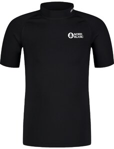 Nordblanc Černé dětské triko s UV ochranou COOLKID