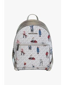 Michael Kors ADINA MD backpack monogram bright white multi dámský batoh