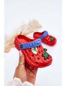 Kesi Dětské pěnové lehké sandály Crocs Červené Sweets