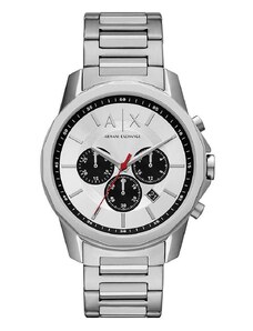 Hodinky Armani Exchange stříbrná barva