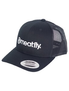 Kšiltovka Meatfly Logo Trucker černá