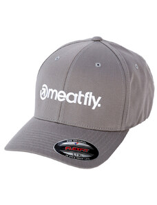 Meatfly Brand Flexfit Grey