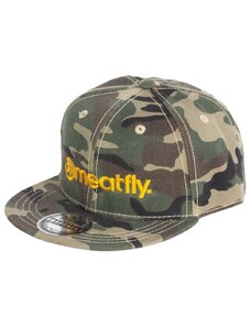 Meatfly dětská kšiltovka Alfy Snapback C - Camo | Maskáč