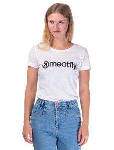 Meatfly dámské tričko Ladies MF Logo B - White