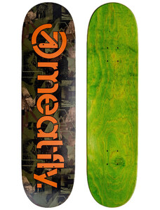 Meatfly skateboardová deska Flipin Substance Camo/Orange Mellow | Mnohobarevná