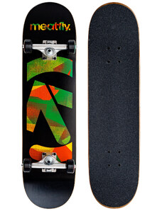 Meatfly skateboard Netto Black Rasta Mellow | Černá