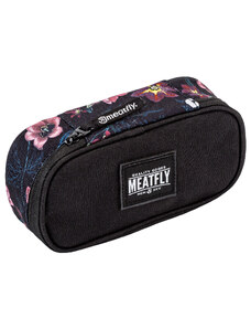 Meatfly pouzdro Pencil Case Hibiscus Black | Mnohobarevná