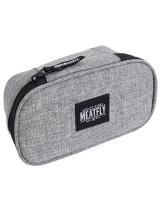 Meatfly pouzdro XL Pencil Case Grey Heather | Šedá