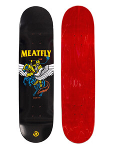 Meatfly skateboardová deska Mace High A - Black | Černá