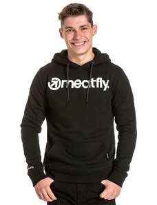 Meatfly pánská mikina MF Logo Hoodie Black | Černá