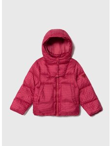 Dětská bunda Emporio Armani růžová barva