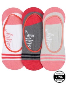 Meatfly ponožky Low Socks Triple Pack Grey | Šedá