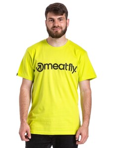 Meatfly pánské tričko MF Logo Safety Yellow | Žlutá