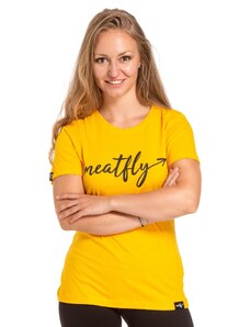 Meatfly dámské tričko Luna Deep Yellow | Žlutá