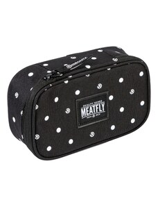 Meatfly pouzdro XL Pencil Case Black Dots | Černá
