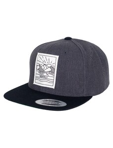 Meatfly kšiltovka Flanker Snapback Sunny Charcoal/Black | Černá