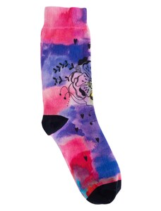 Meatfly ponožky X Pura Vida Eileen Peach Flowers | Mnohobarevná