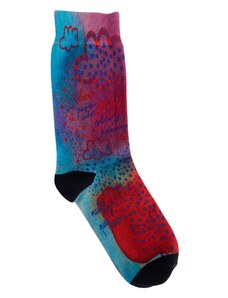 Meatfly ponožky X Pura Vida Eileen Red Dots | Mnohobarevná