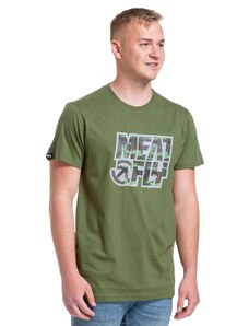Meatfly pánské tričko Repash Olive | Zelená