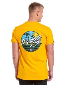 Meatfly pánské tričko Beacher Deep Yellow | Žlutá