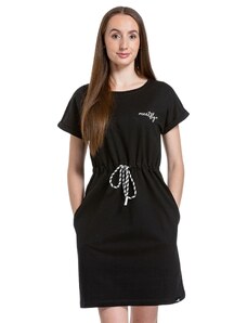Meatfly dámské šaty Lotie Black | Černá | 100% bavlna