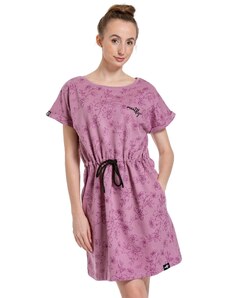 Meatfly dámské šaty Lotie Blossom Rose | Růžová | 100% bavlna