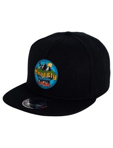 Meatfly kšiltovka Alfy Snapback Adventure Black | Černá