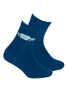Chlapecké vzorované ponožky GATTA VINTAGE modré