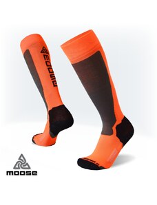 TOURING MERINO elastické funkční podkolenky Moose oranžová XS