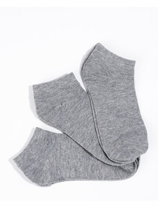 Shelvt Low Grey Women's Socks 3-Pack