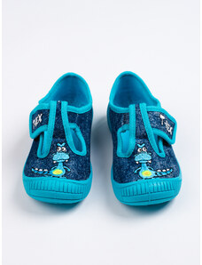 Shelvt Blue slippers for kindergarten for a boy 3F