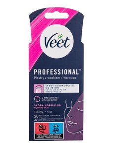 Veet Professional Normal Skin Face Wax Strips Depilační přípravek 20 ks