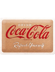 Nostalgic Art Plechová cedule Coca-Cola Cardboard Logo 20 x 30 cm