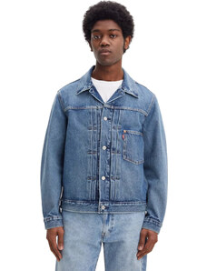 DŽÍNOVÁ BUNDA LEVI'S TRUCKER TYPE I JACKET Denim vzor